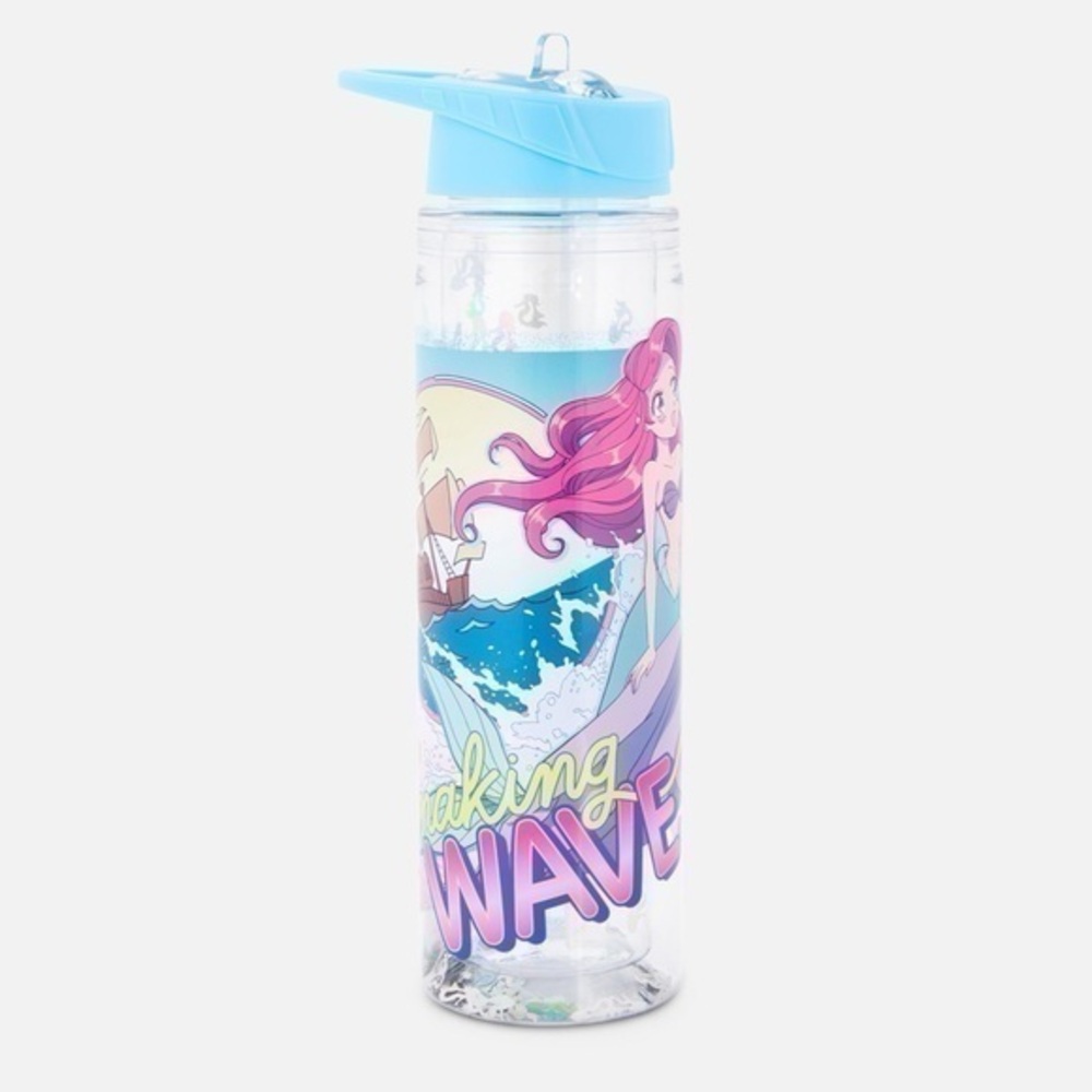 Disney’s : The Little Mermaid Anime Style Blue Water Bottle | BPA-FREE | NWT ✨
